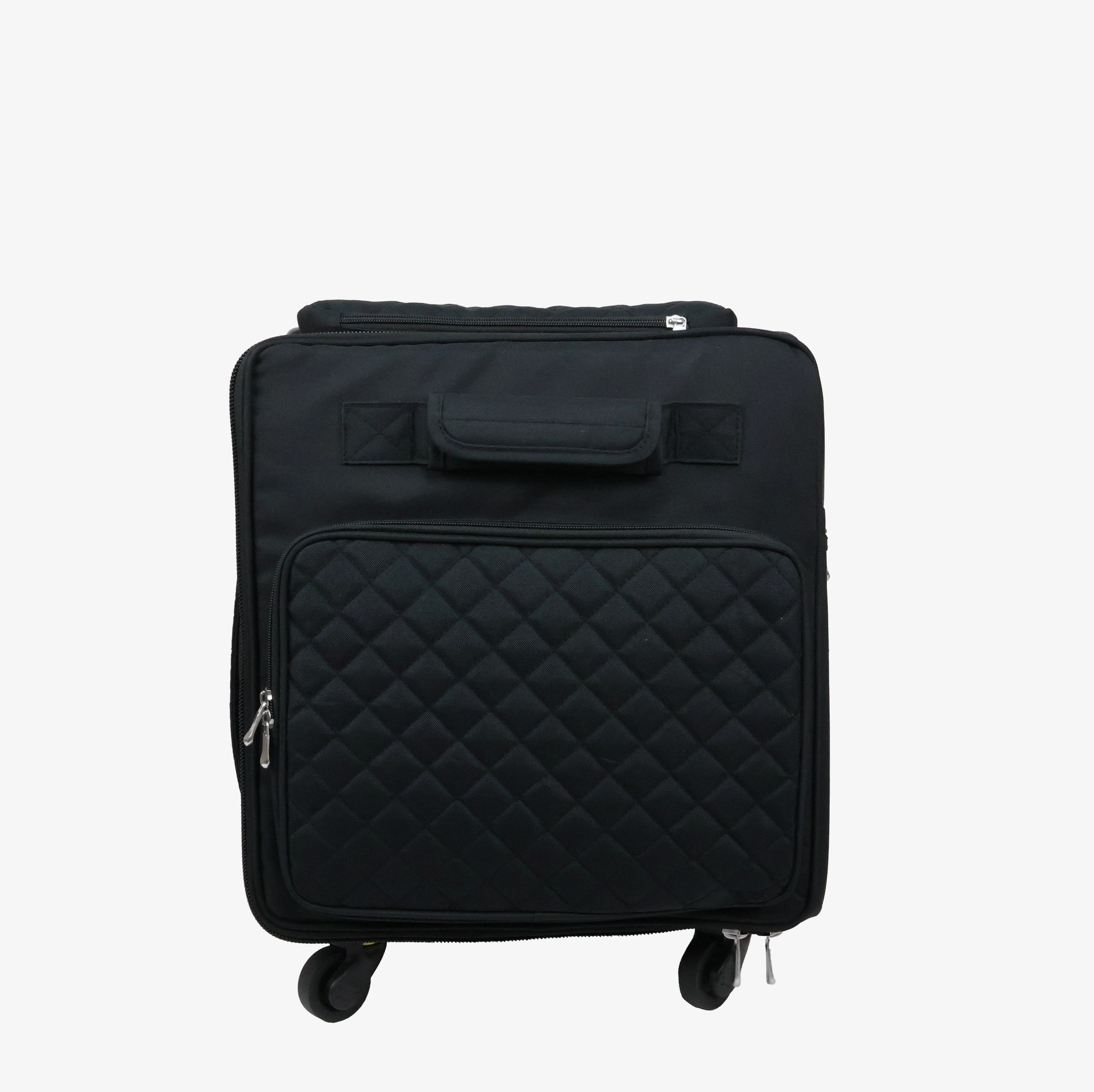 Everything Mary Jumbo 5 Wheel Collapsible Rolling Sewing Machine Storage Case, Black - Image 12