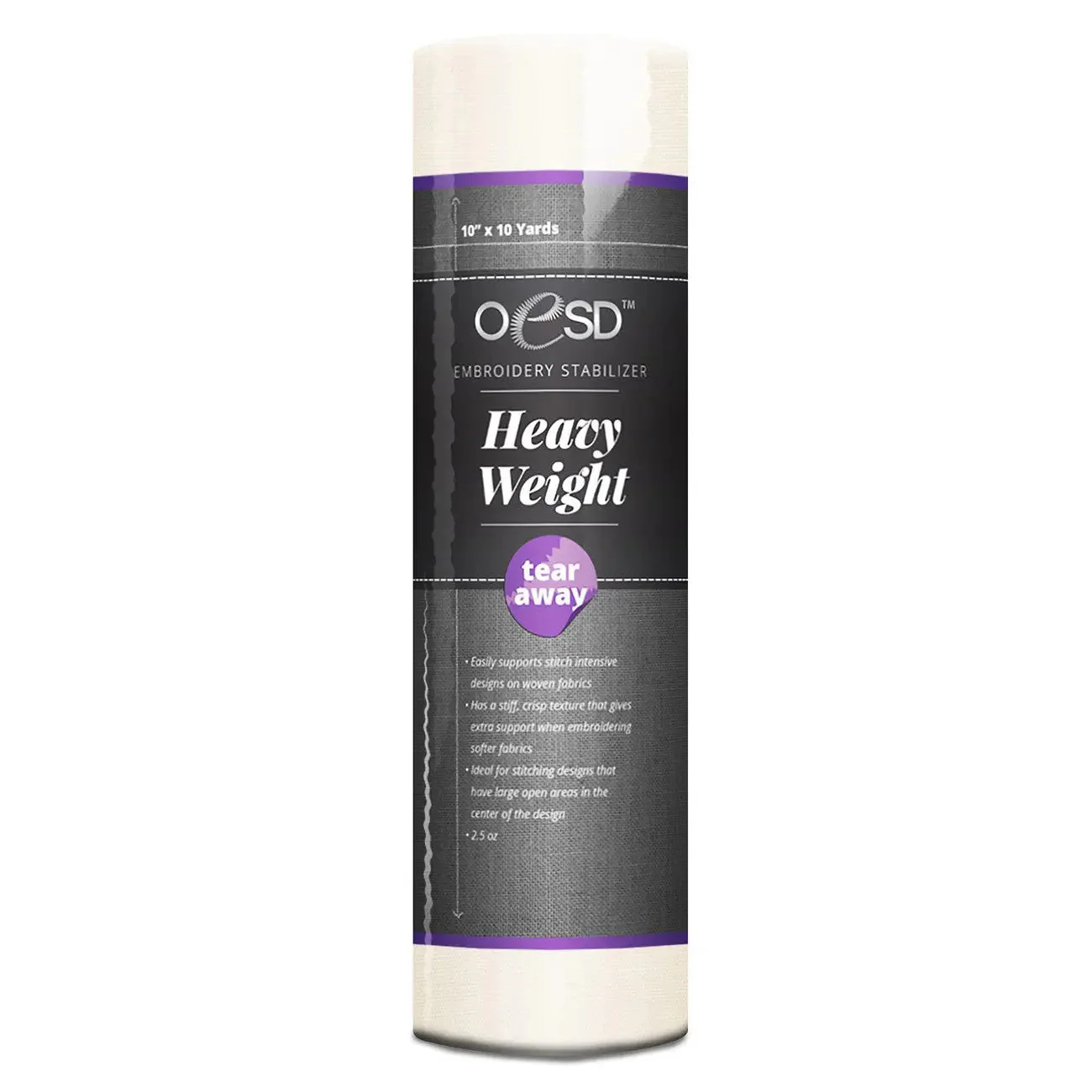 Heavy Weight Stabilizer White 10in x 10 yds