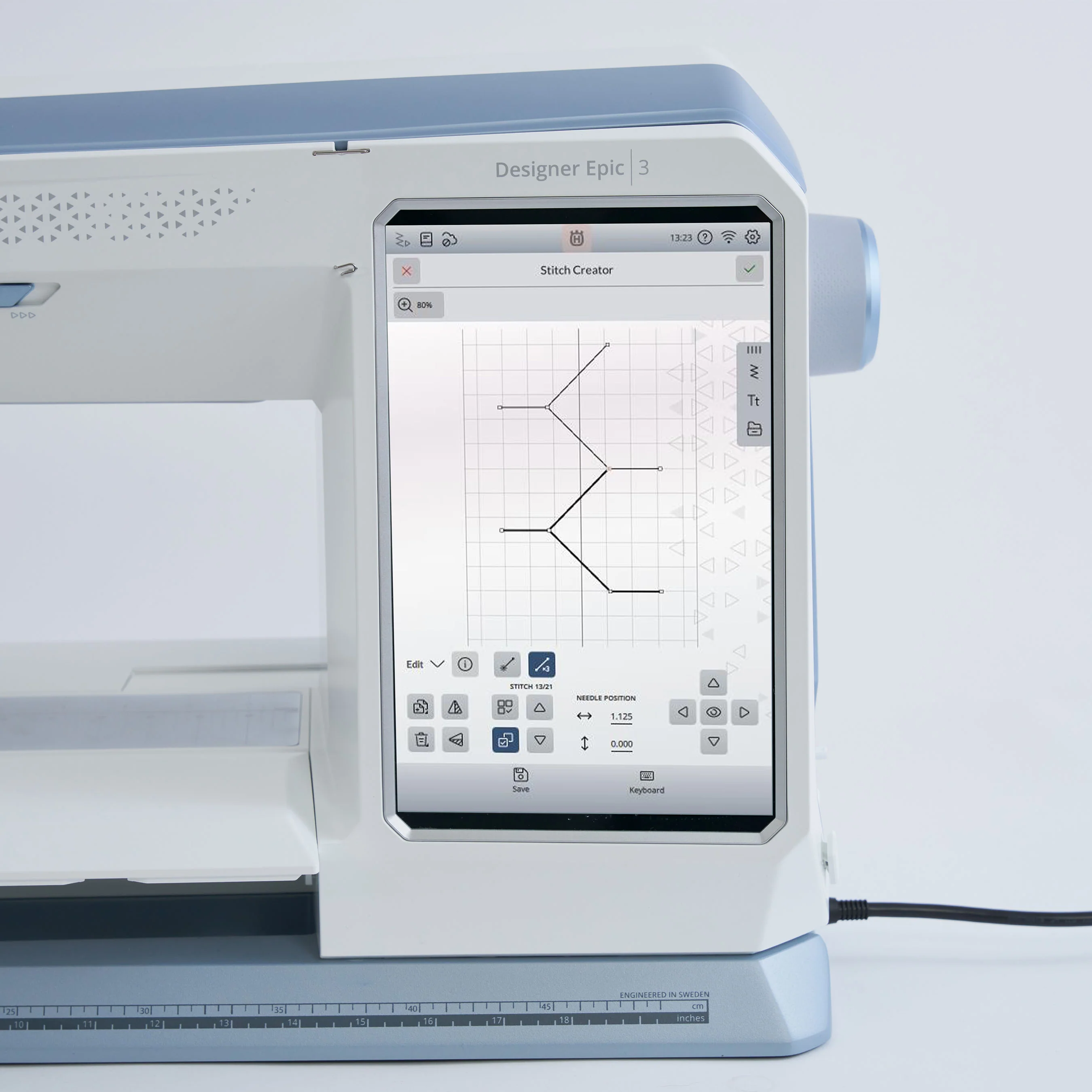 HUSQVARNA® VIKING® DESIGNER EPIC™ 3 Sewing & Embroidery Machine Nordic Frost Bundle - Image 8