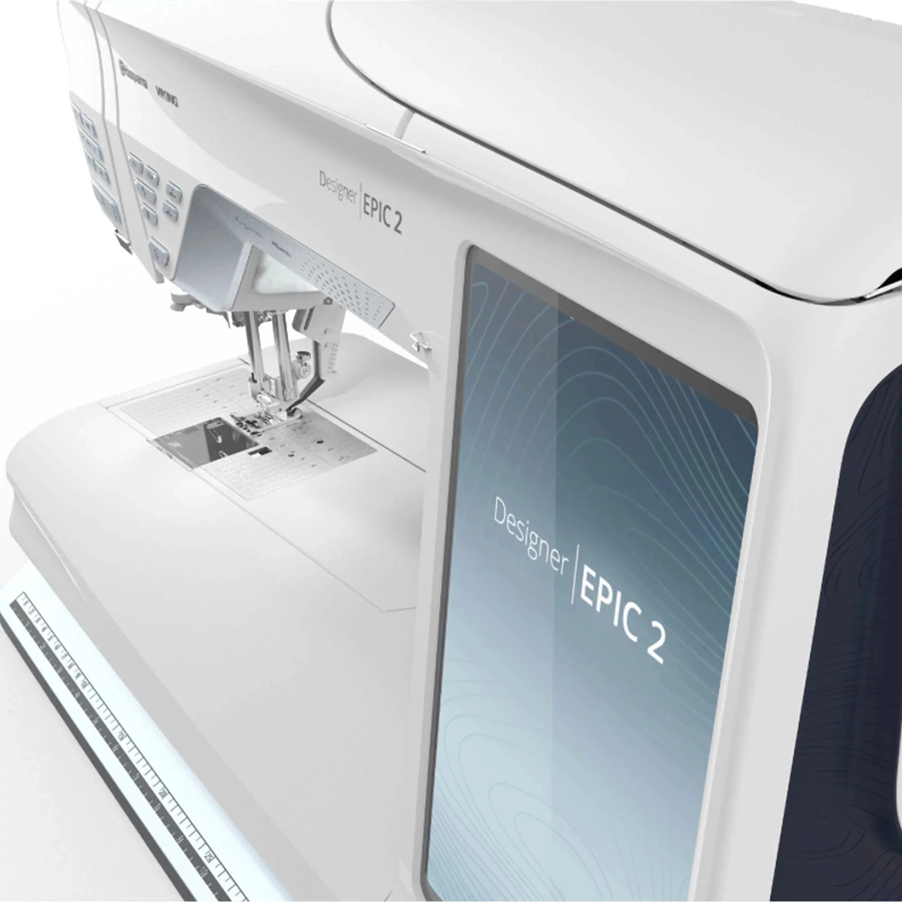 HUSQVARNA® VIKING® Refurbished DESIGNER EPIC™ 2 Sewing & Embroidery Machine in Indigo Ice - Image 12