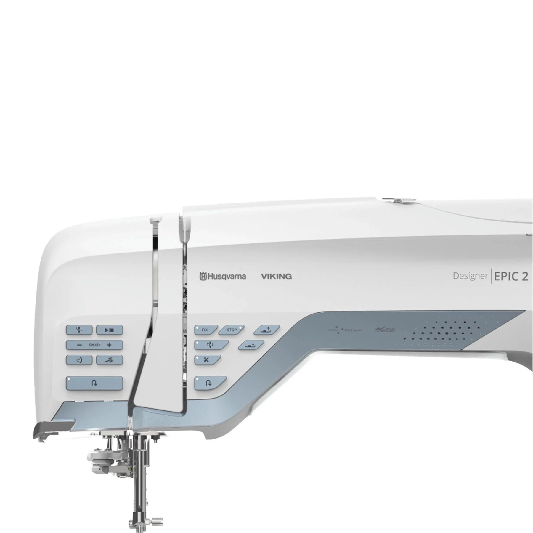 HUSQVARNA® VIKING® Refurbished DESIGNER EPIC™ 2 Sewing & Embroidery Machine in Indigo Ice - Image 13