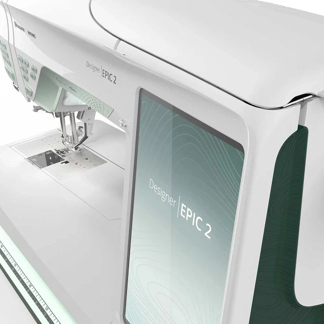 HUSQVARNA® VIKING® Refurbished DESIGNER EPIC™ 2 Sewing & Embroidery Machine in Modern Mint - Image 12