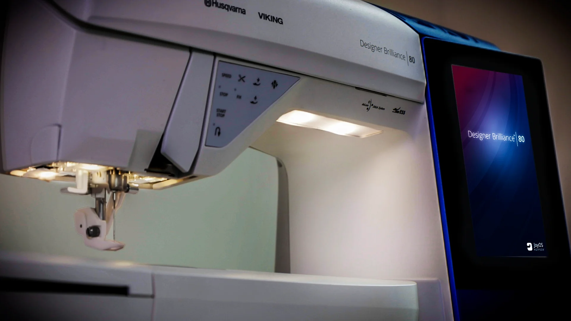 HUSQVARNA® VIKING® DESIGNER BRILLIANCE™ 80 Refurbished Sewing & Embroidery Machine - Image 5