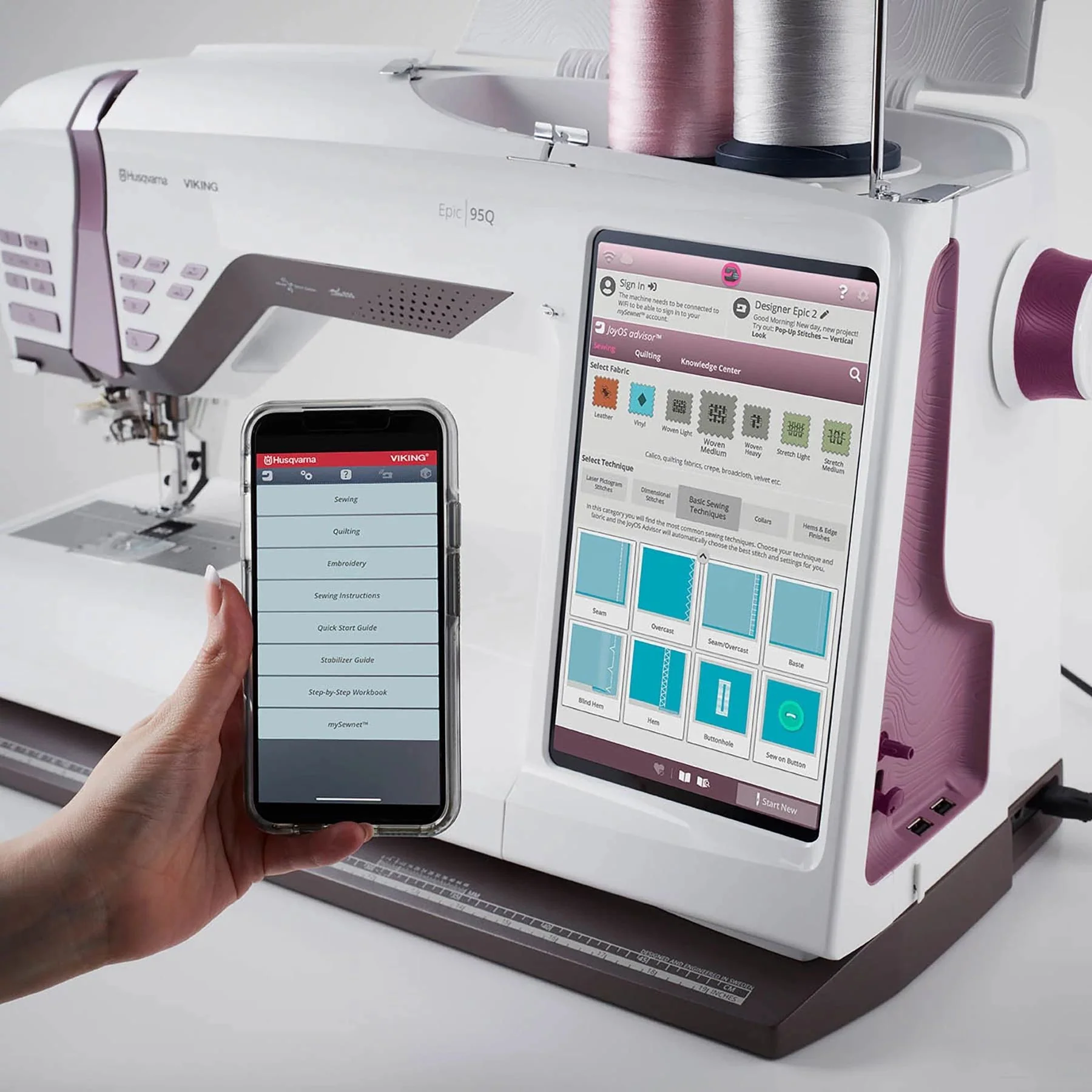 HUSQVARNA® VIKING® EPIC™ 95Q Sewing Machine - Image 3