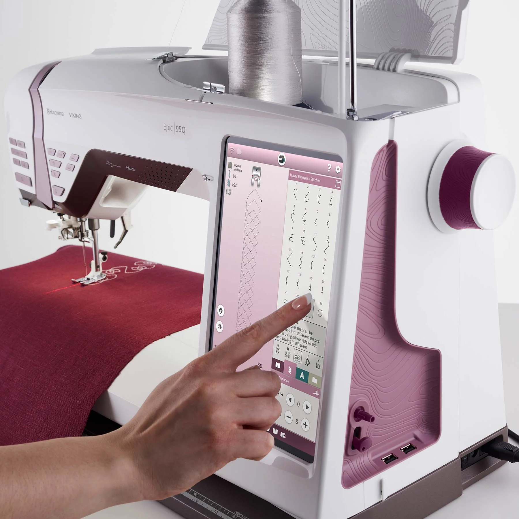 HUSQVARNA® VIKING® EPIC™ 95Q Sewing Machine - Image 9
