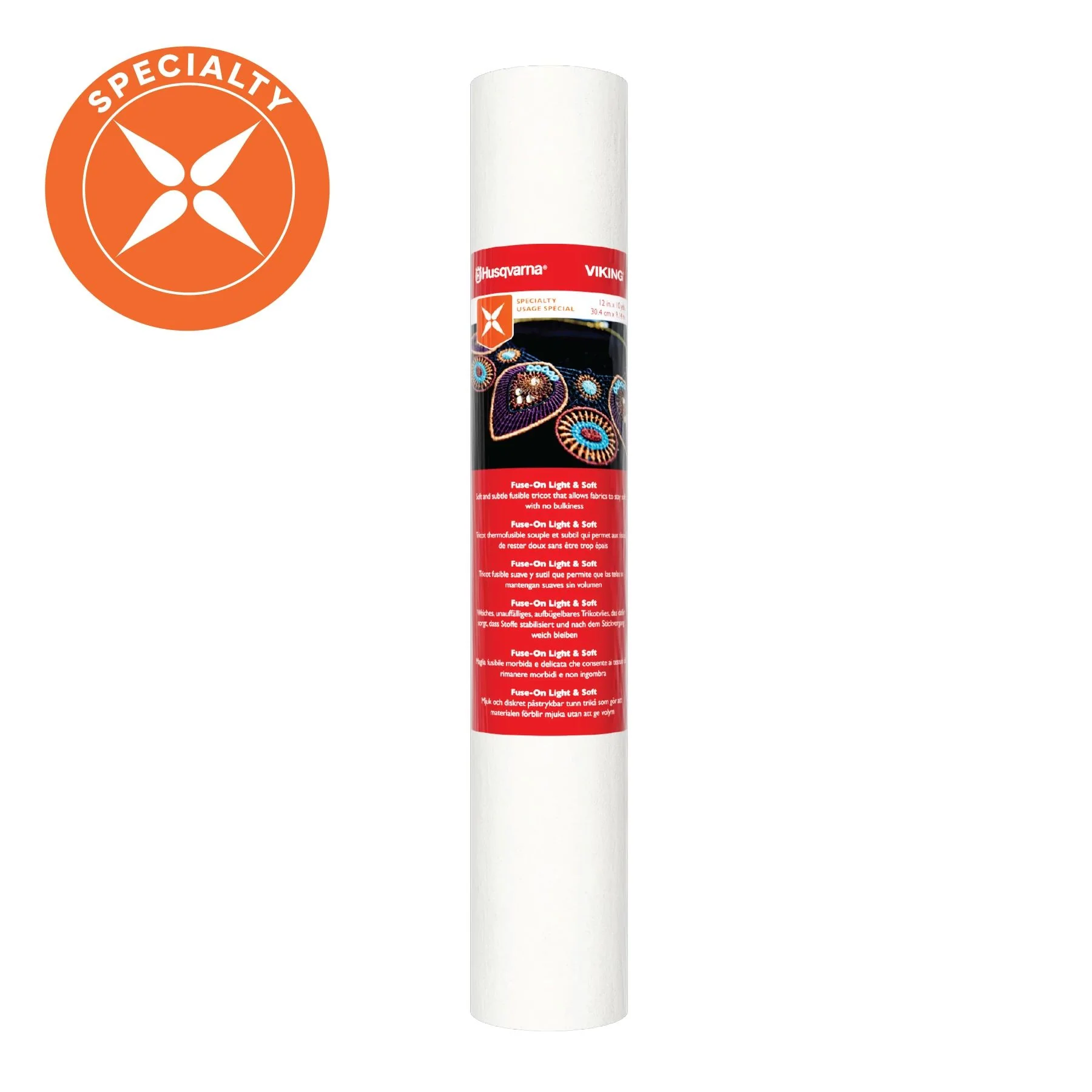 HUSQVARNA® VIKING® Fuse-On Light & Soft Stabilizer 12 Inches x 10 Yards