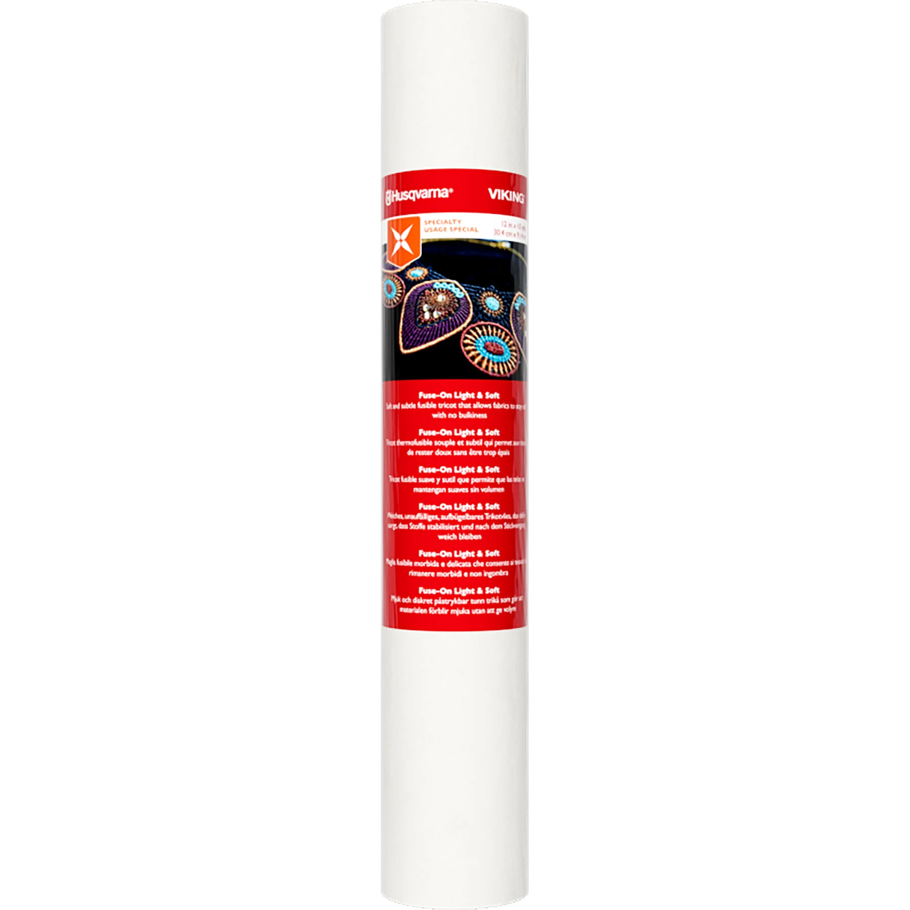 HUSQVARNA® VIKING® Fuse-On Light & Soft Stabilizer 12 Inches x 10 Yards - Image 2
