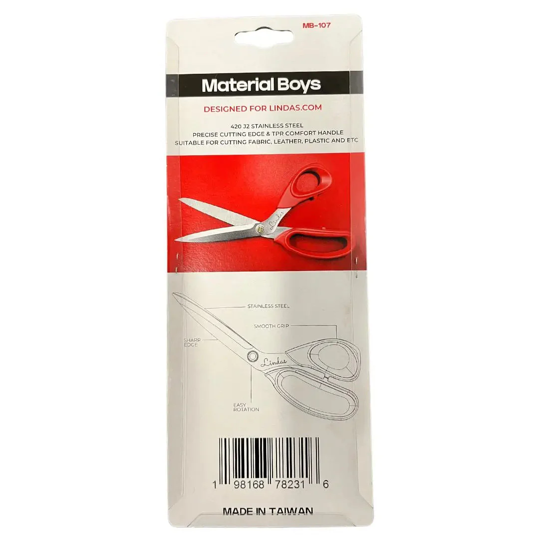 Linda's 9 Inch Stainless Steel Fabric Scissors - Image 3