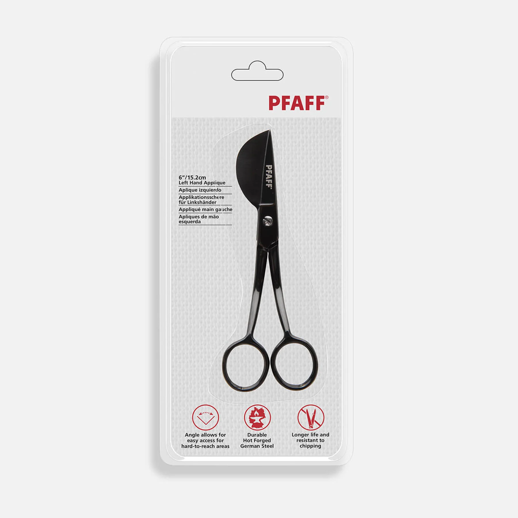 PFAFF® 6in/15.2cm Left Hand Applique Scissor - Image 3