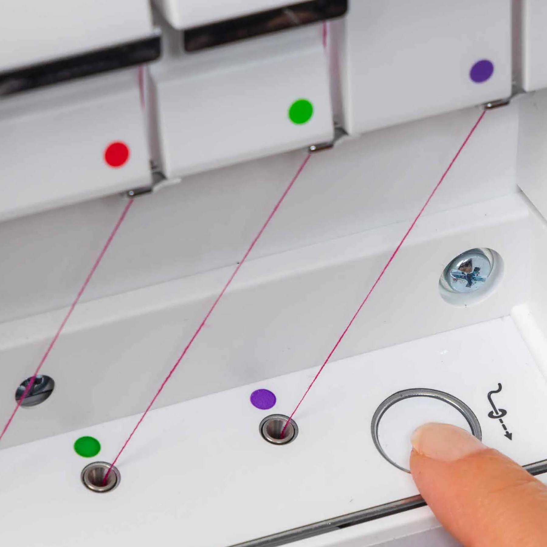 PFAFF® admire™ air 7000 Purple Coverlock Machine - Image 6