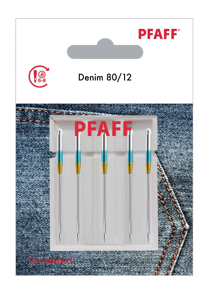 PFAFF® Denim Needles Size 80/12 5-Pack