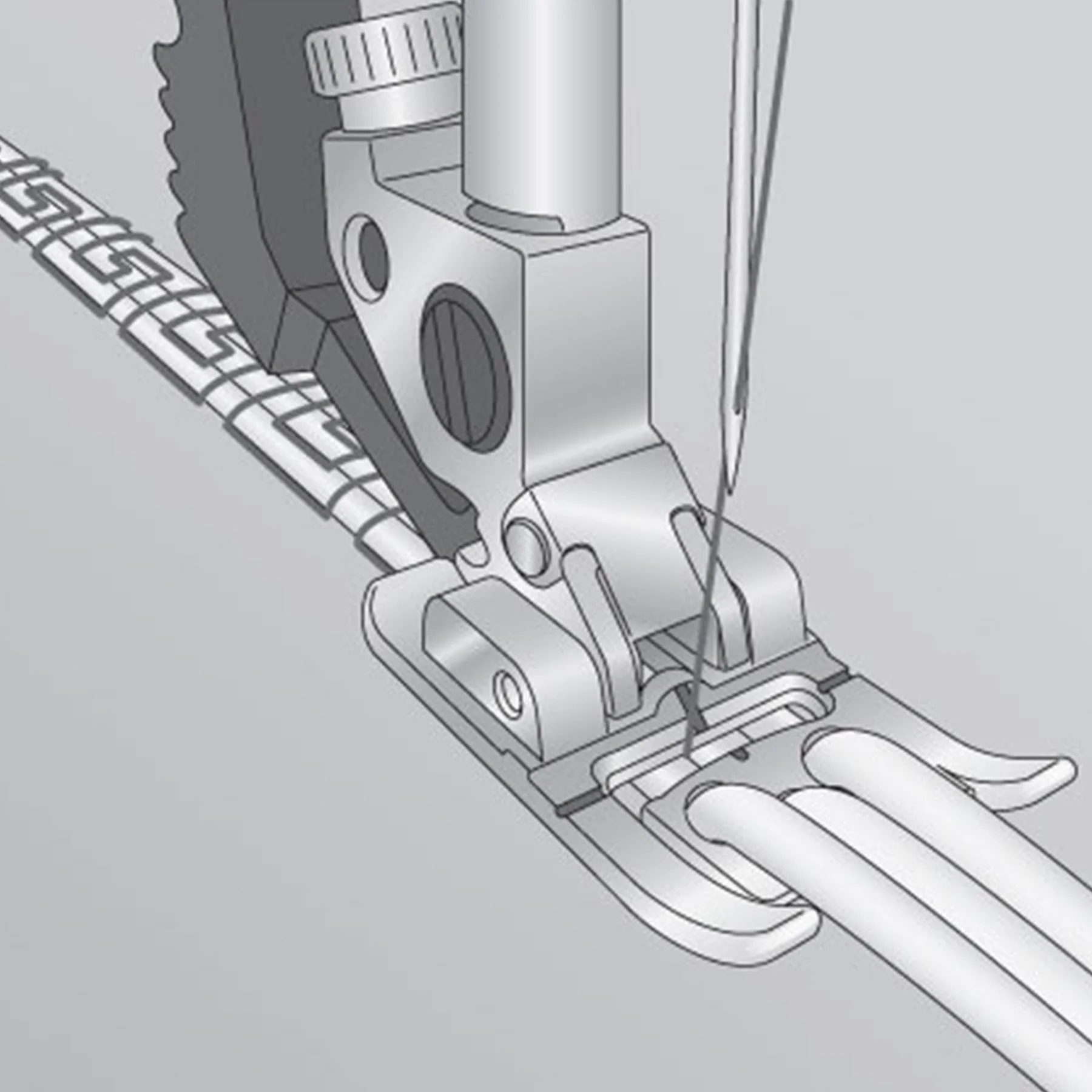 PFAFF® Three Hole Yarn Foot for IDT™ System - Image 2