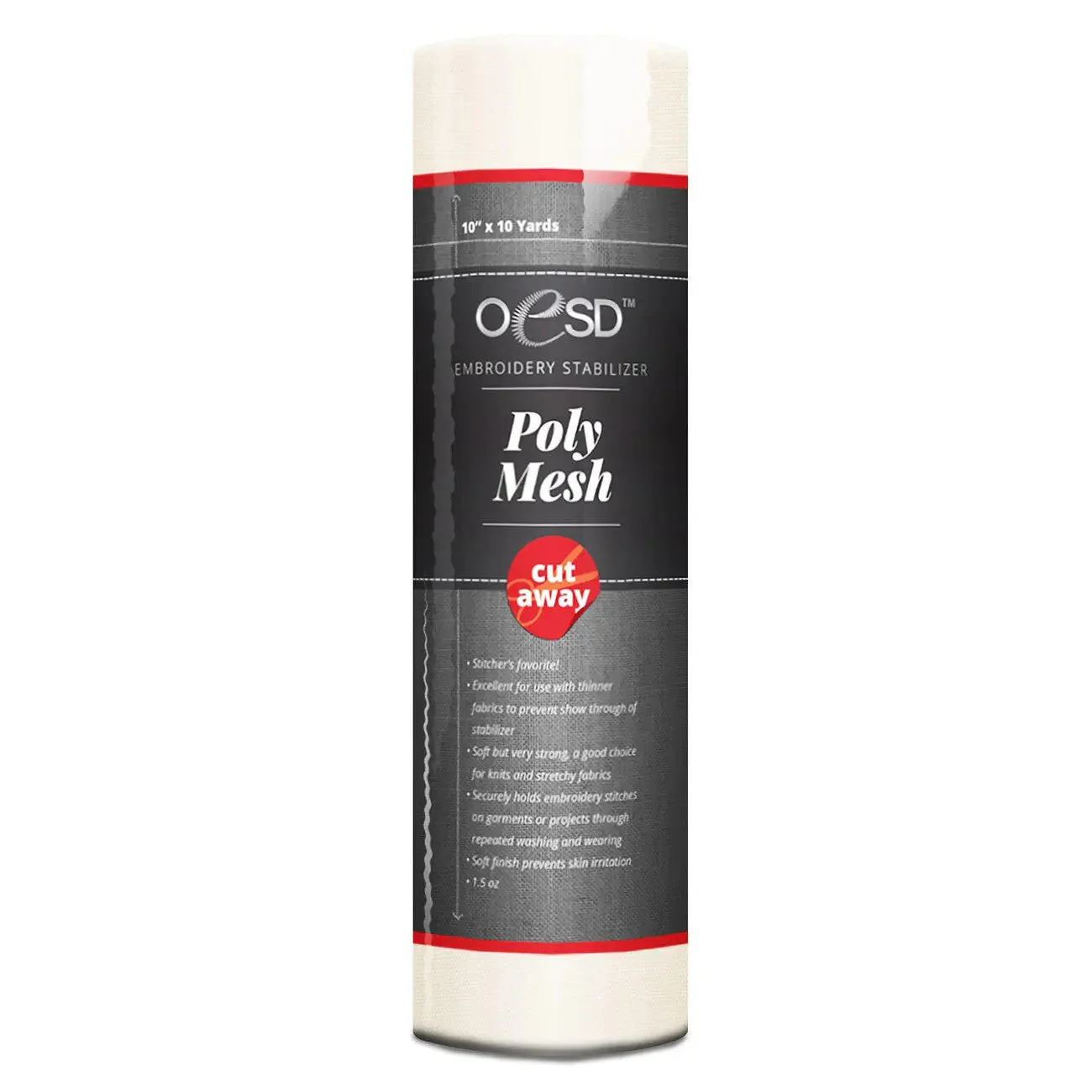 PolyMesh White Stabilizer 10in x 10 yds
