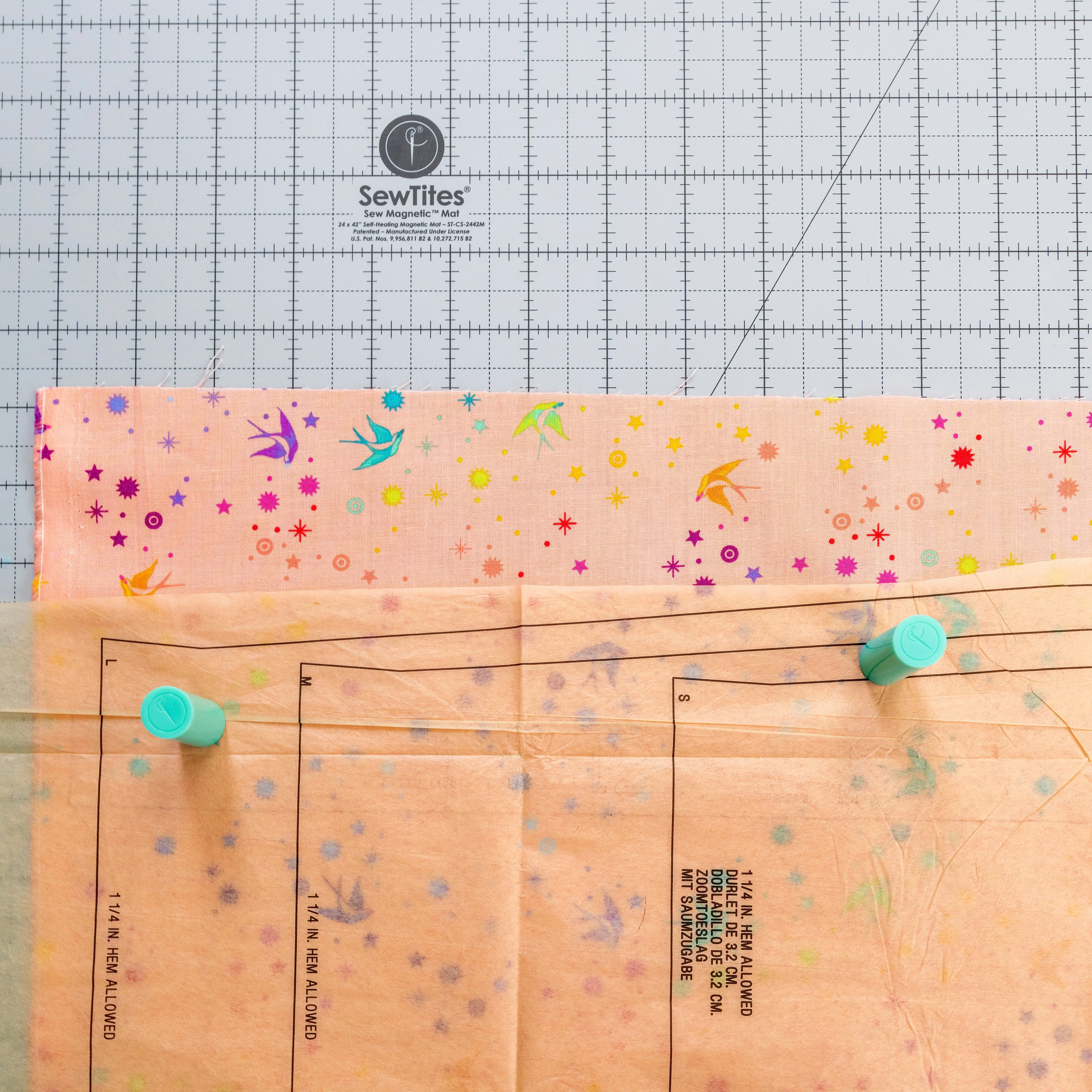 Sew Magnetic 24" x 42" Self-Healing Cutting Mat by SewTites - Image 7