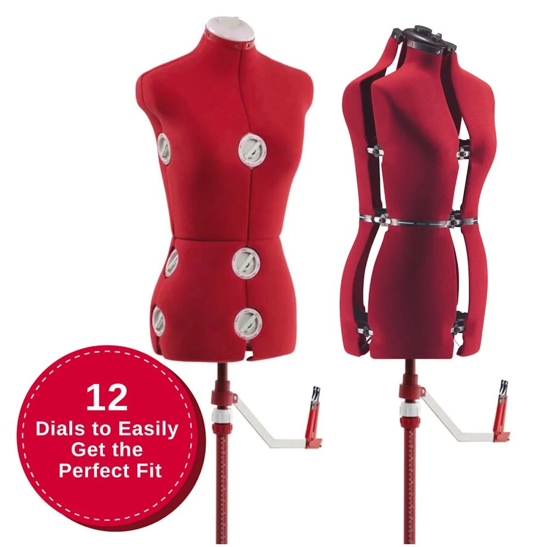 SINGERĀ® Adjustable Dress Form - Small/Medium - Image 3