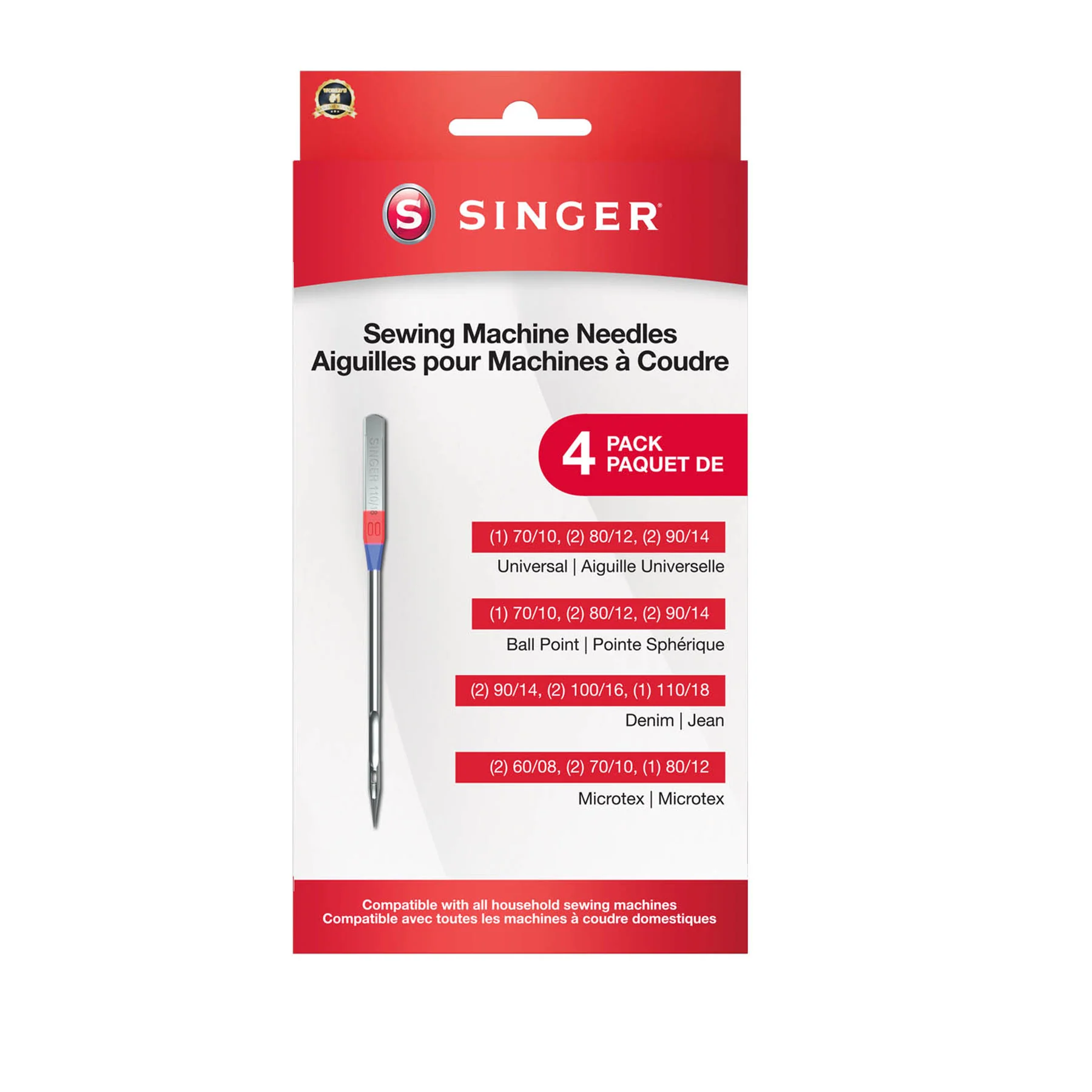 SINGERĀ® Best 4 Needle Packs Bundle