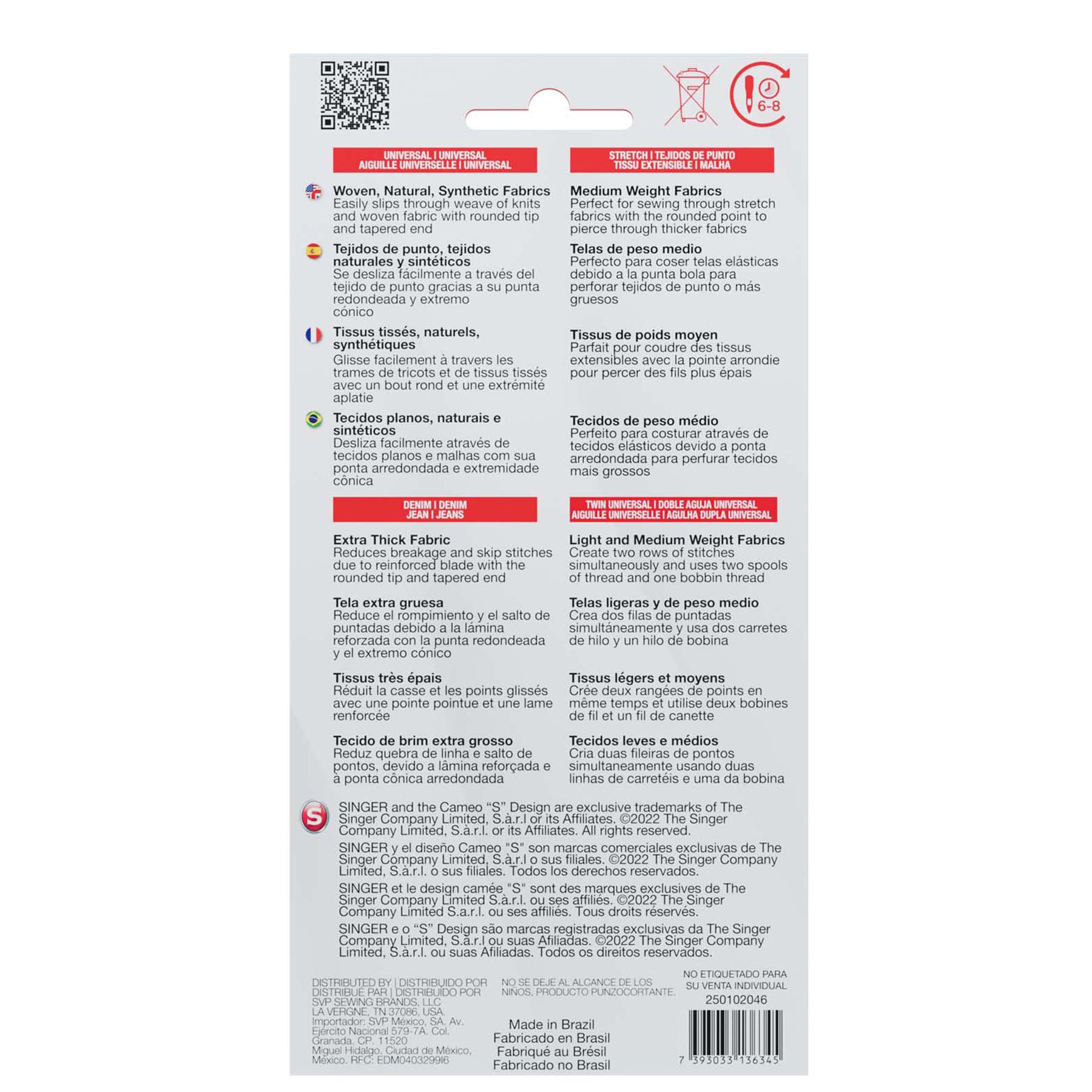 SINGERĀ® Best 4 Needle Packs Bundle - Image 2