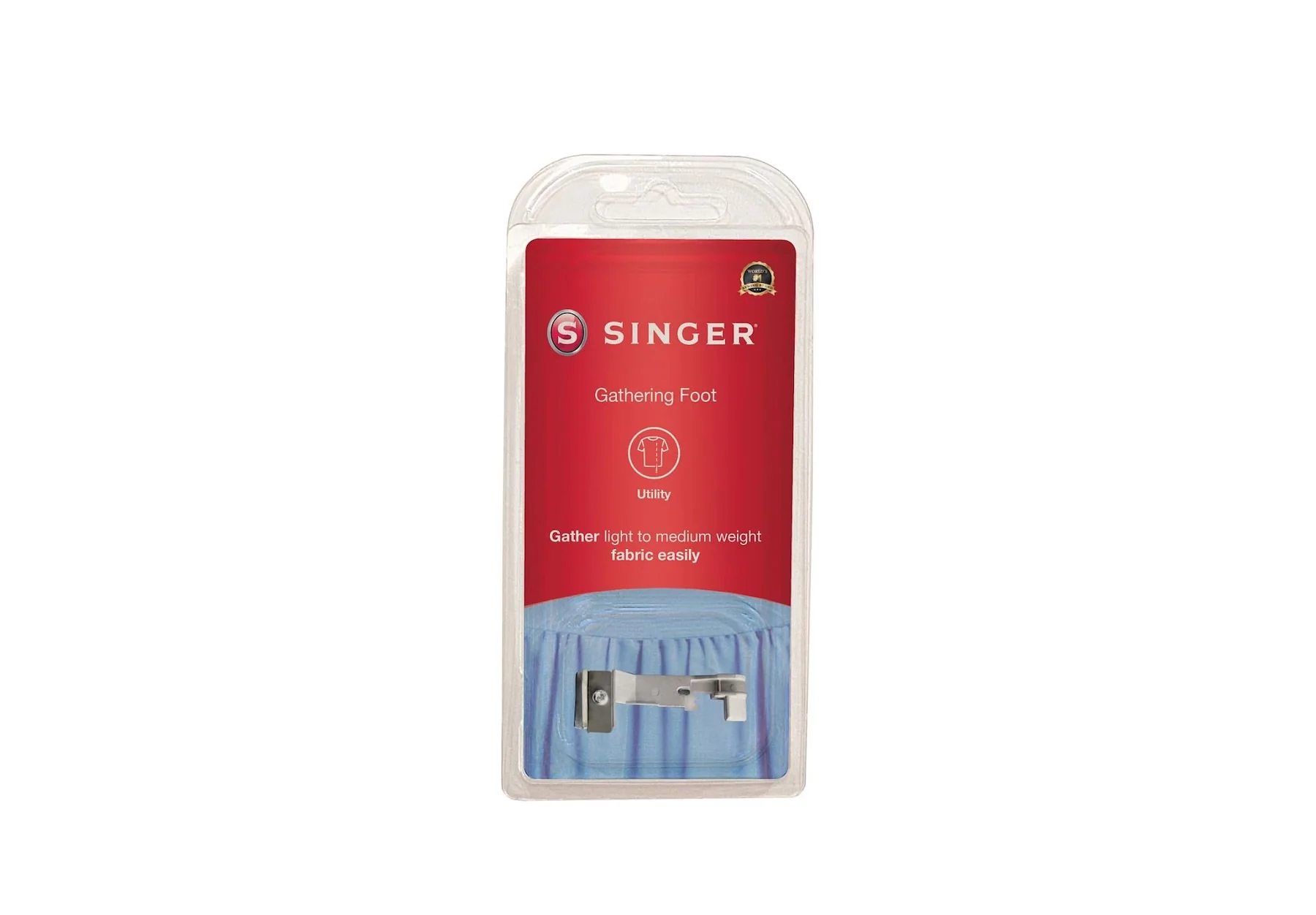 SINGERĀ® GatheringĀ Presser Foot for Sergers - Image 2