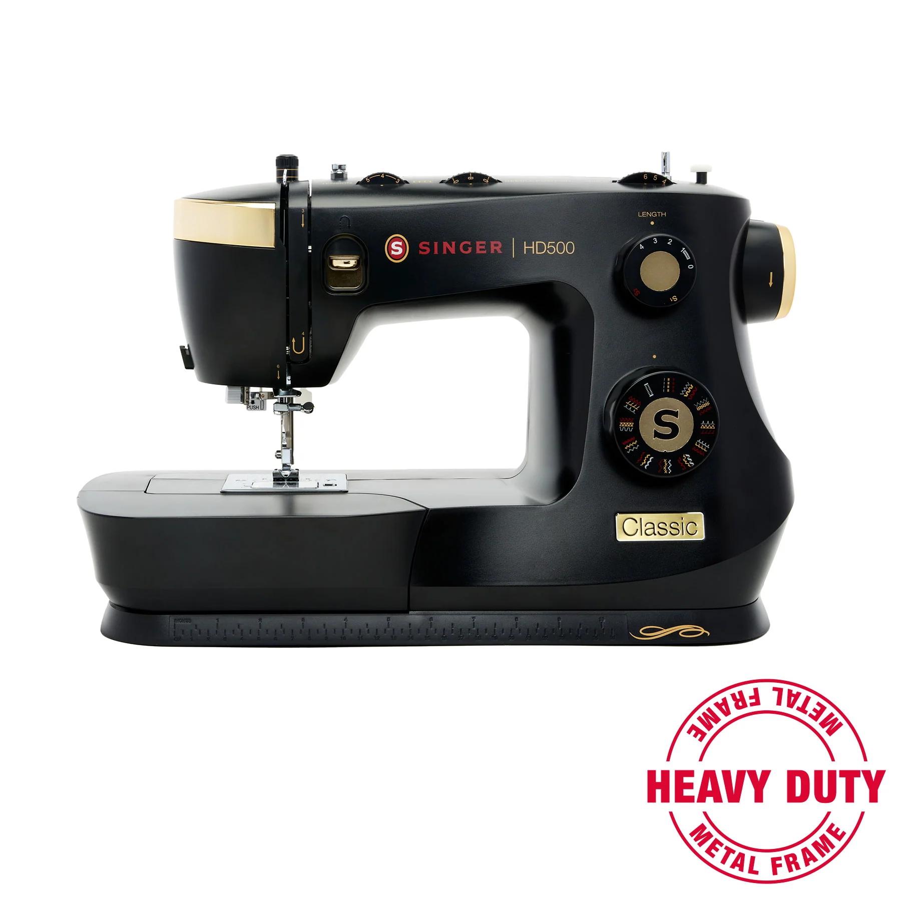 SINGERĀ® HD500 Classic Black Sewing Machine - Image 3