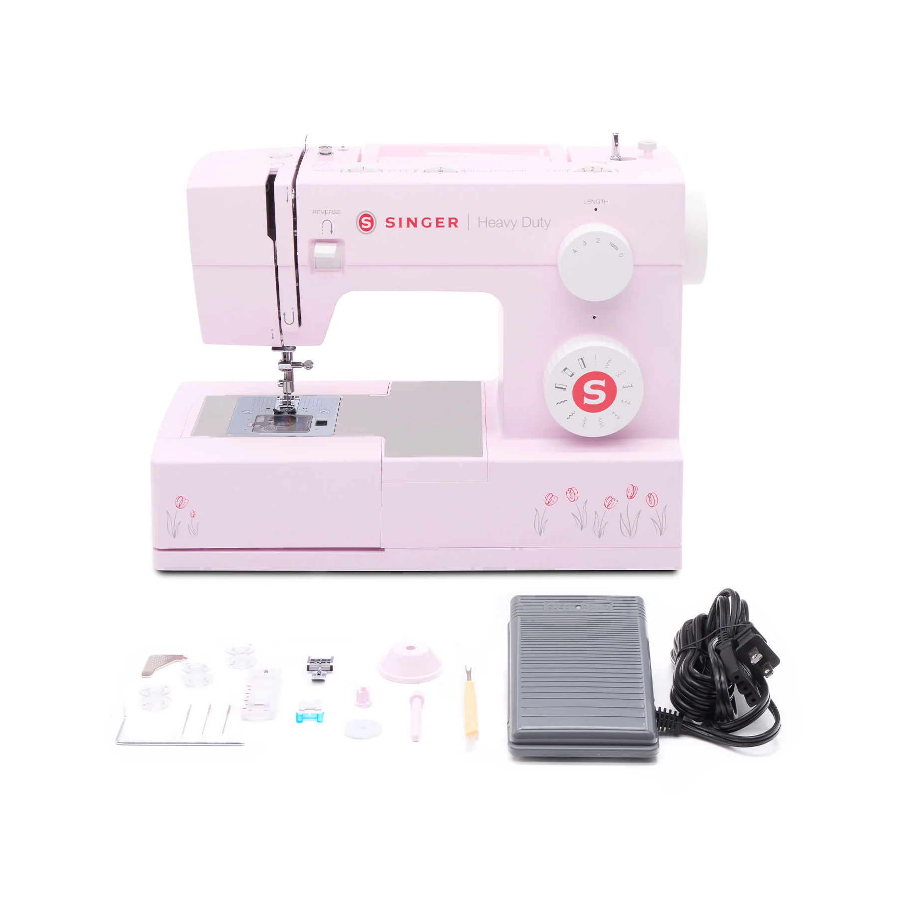 SINGERĀ® Heavy Duty 4411 Tulip Sewing Machine Limited Edition - Image 5