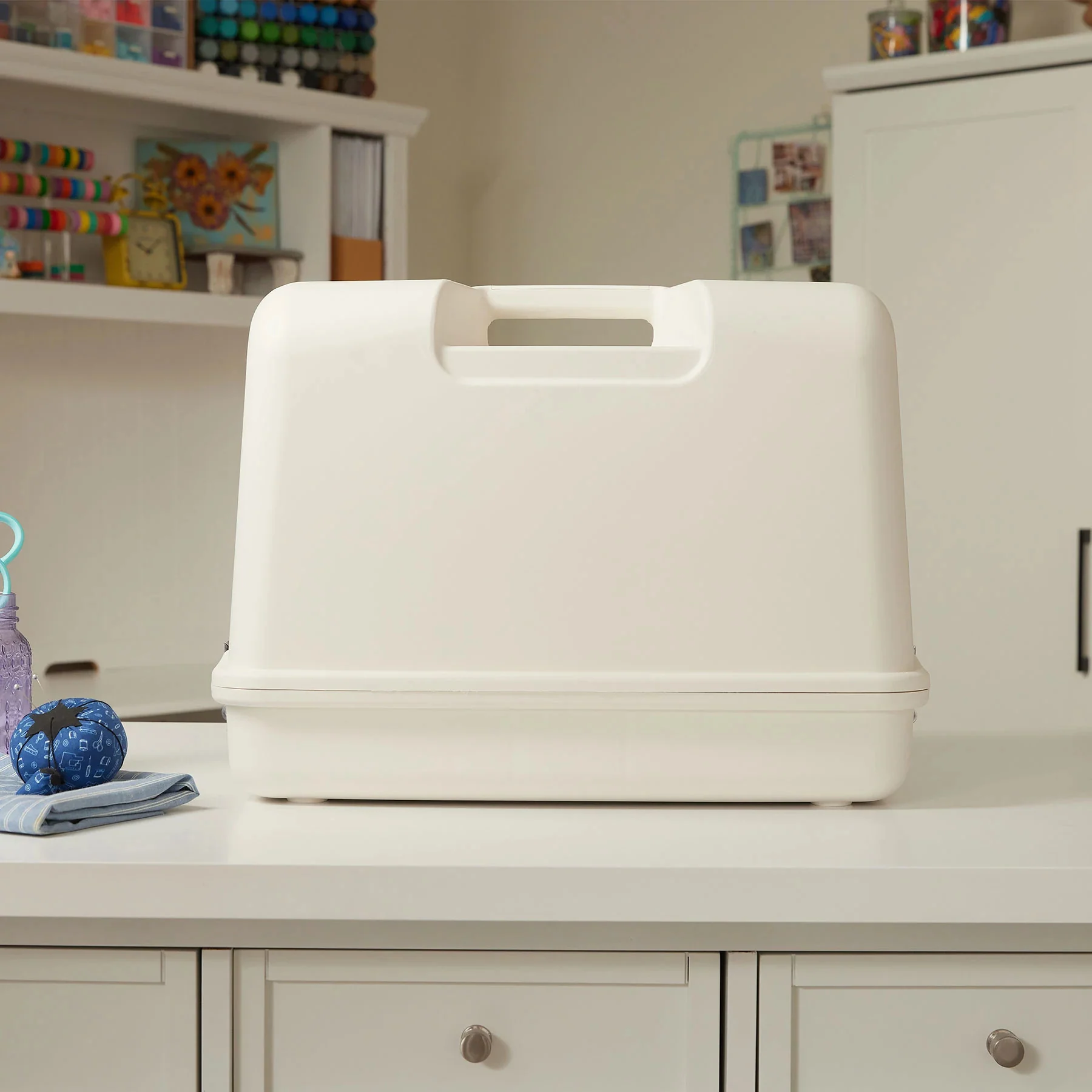 SINGER® Heavy Duty 4452 White Sewing Machine & Extension Table Bundle - Image 16