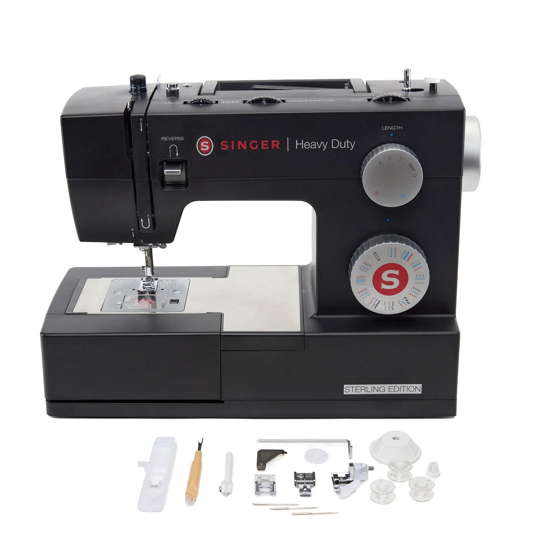 SINGERĀ® Heavy Duty 4432 Sterling Sewing Machine - Image 9