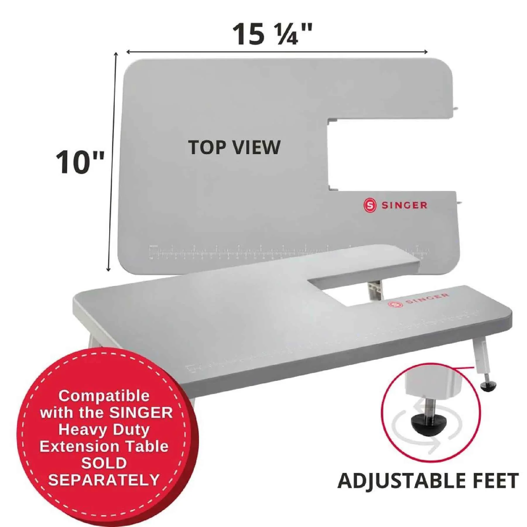 SINGER® Heavy Duty 4452 & Extension Table Bundle - Image 8