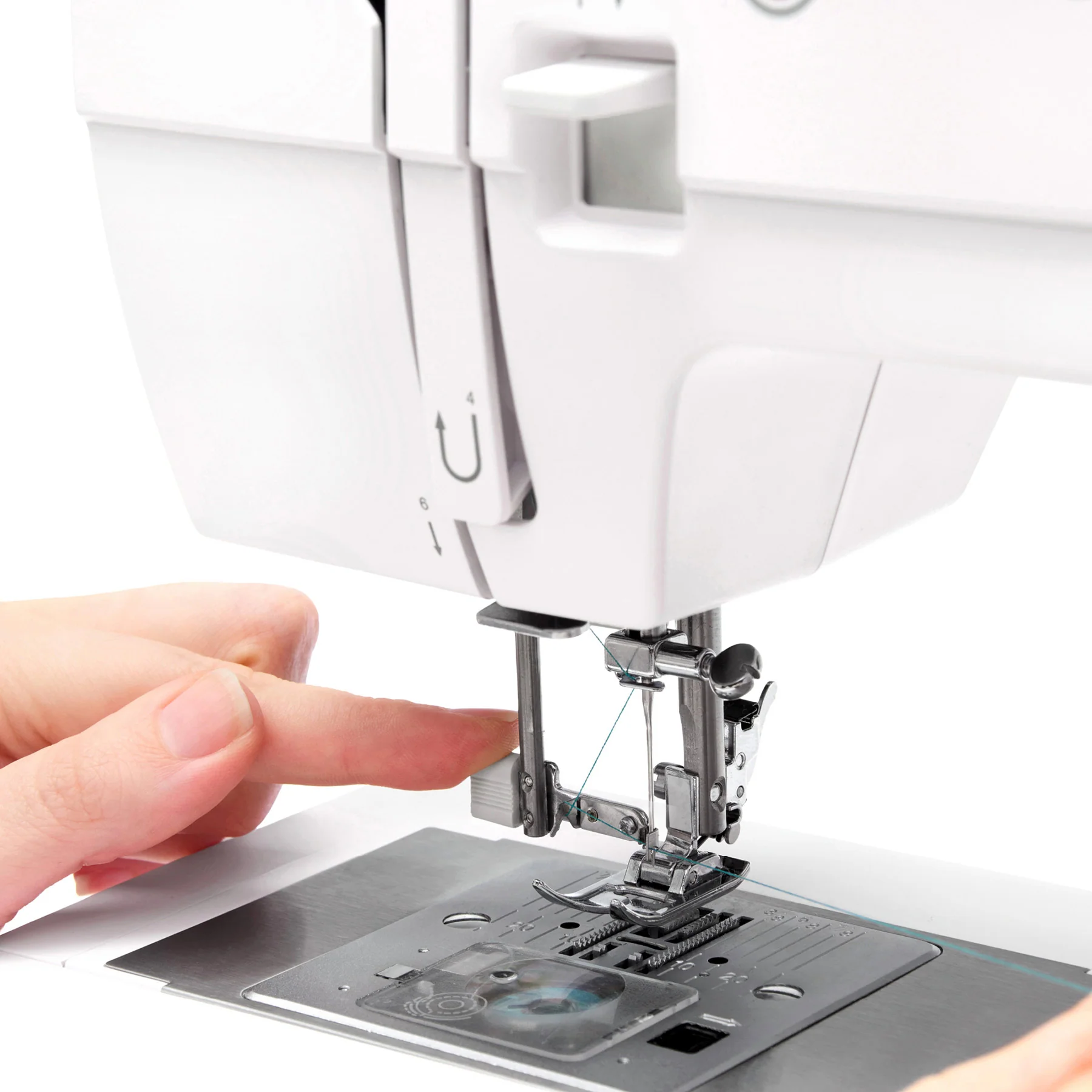 SINGER® Heavy Duty 4452 White Sewing Machine & Extension Table Bundle - Image 13