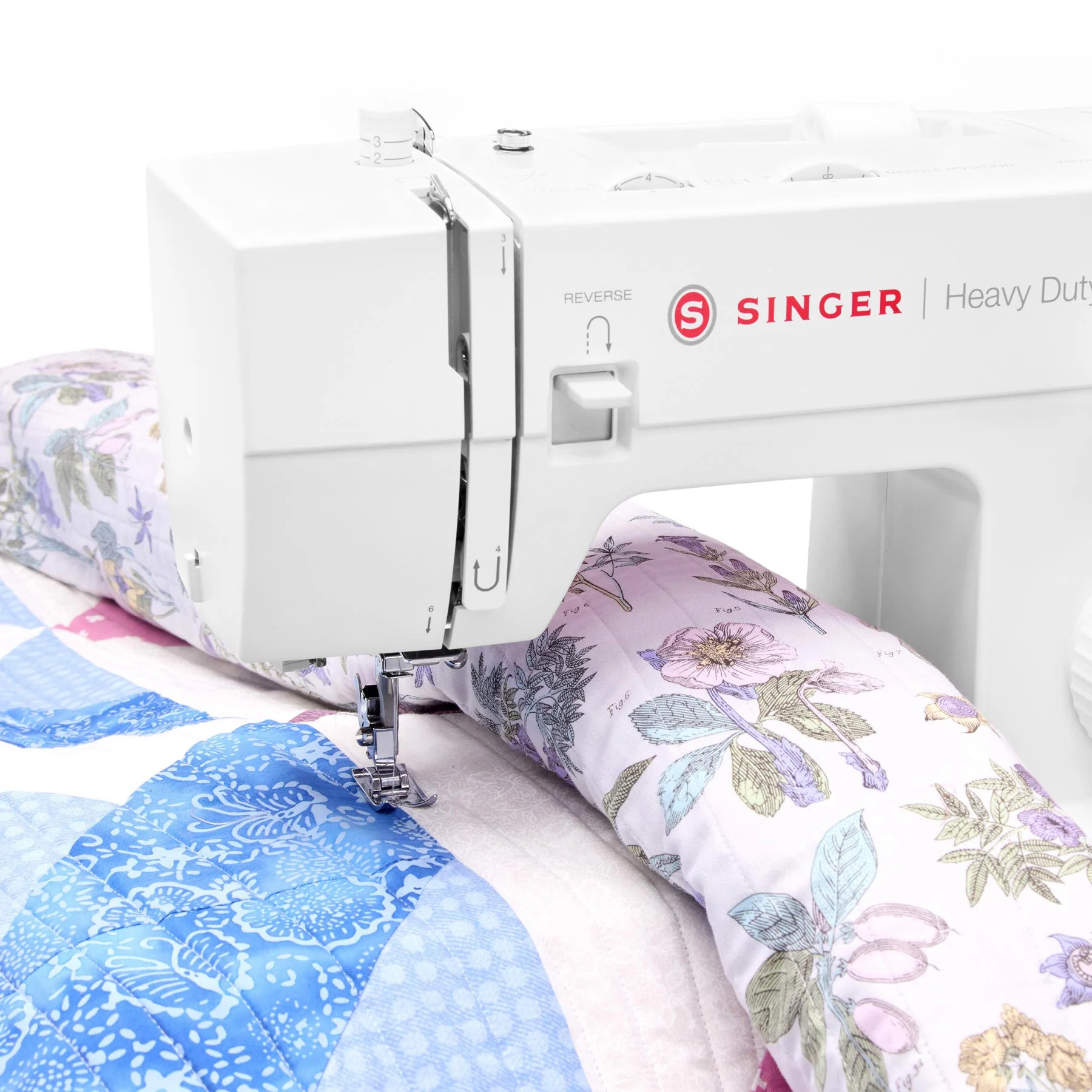 SINGER® Heavy Duty 4452 White Sewing Machine & Extension Table Bundle - Image 9