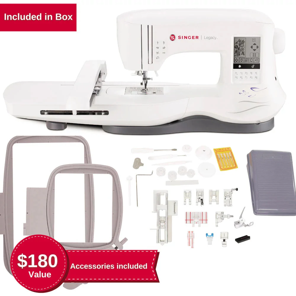 SINGERĀ® Legacy SE300 Sewing & Embroidery Machine - Image 4
