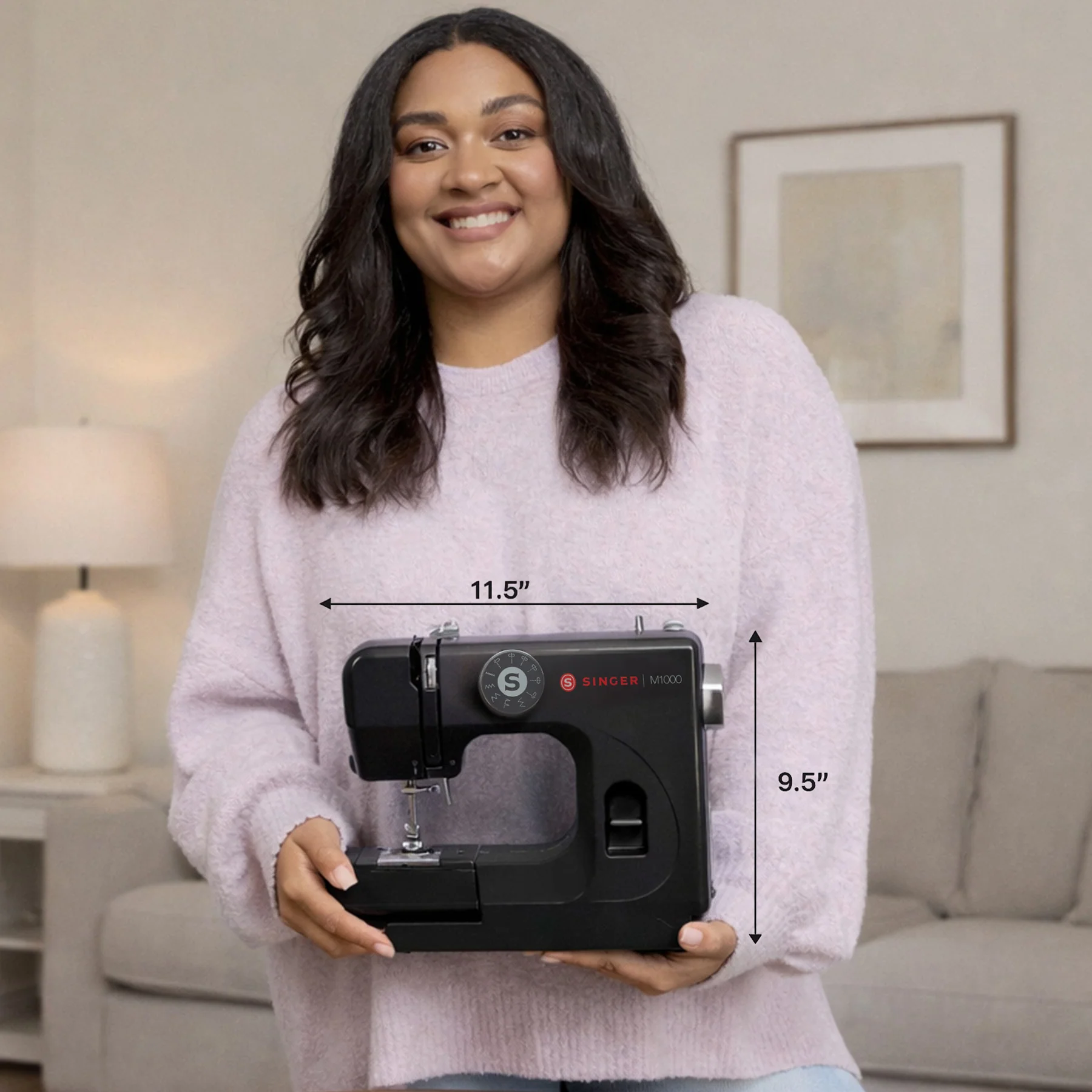 SINGERĀ® M1000 Black Mending Machine - Image 2