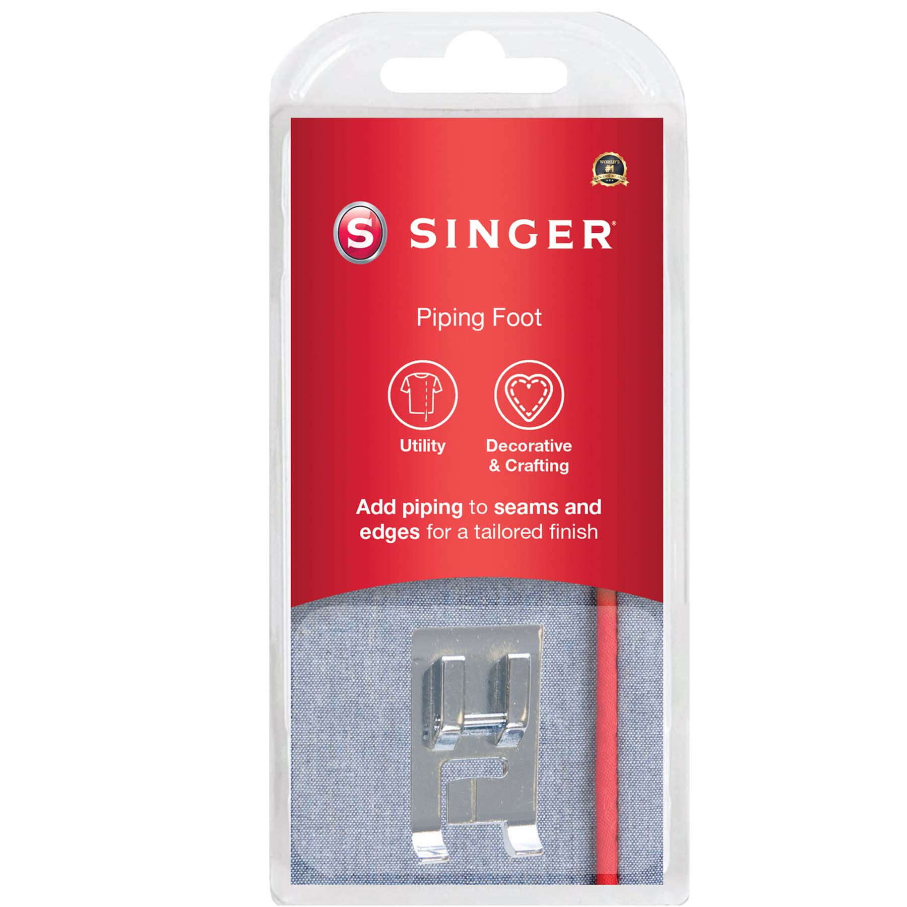 SINGERĀ® Piping Presser Foot - Image 2