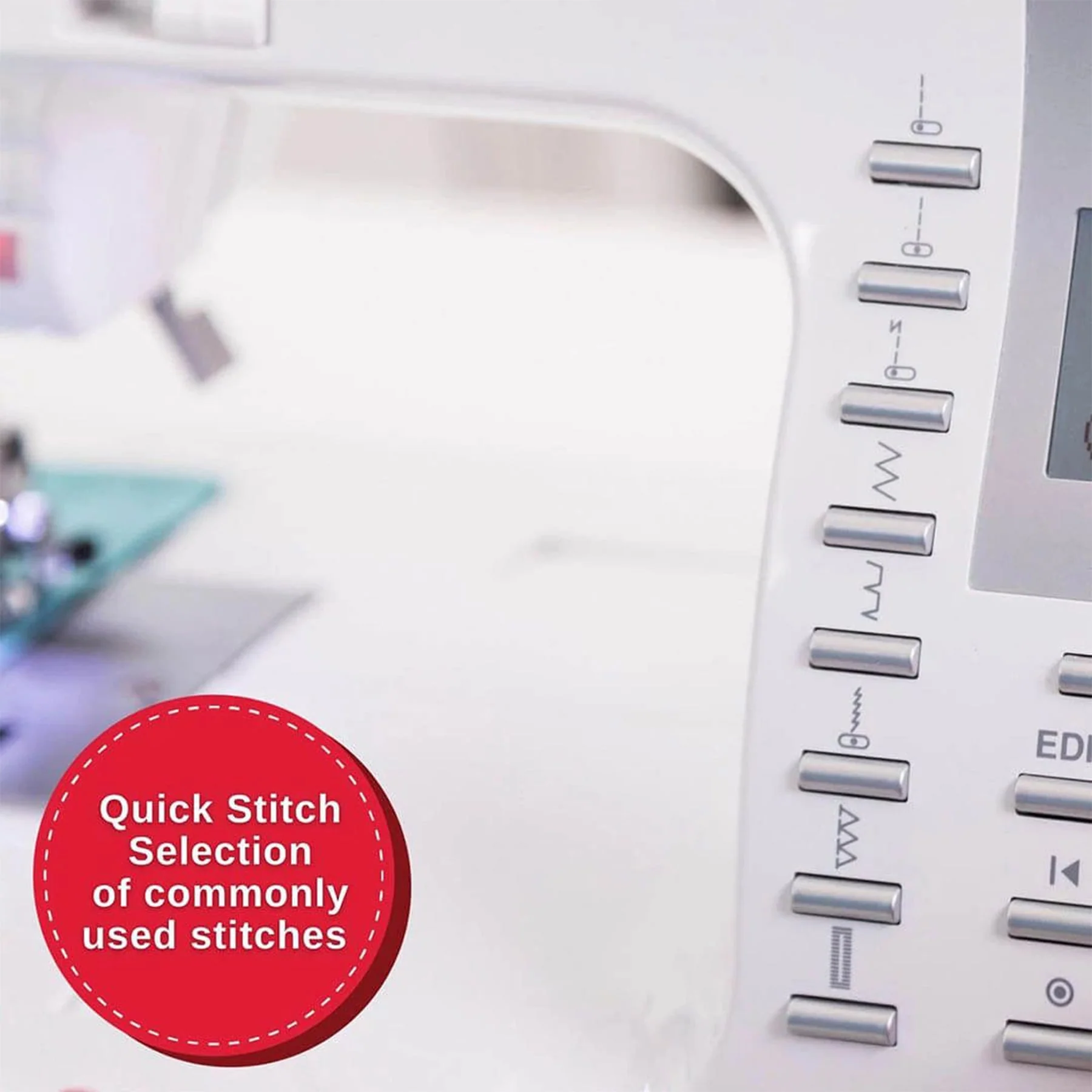 SINGERĀ® Quantum Stylist 9960 Sewing Machine with Extension Table - Image 4
