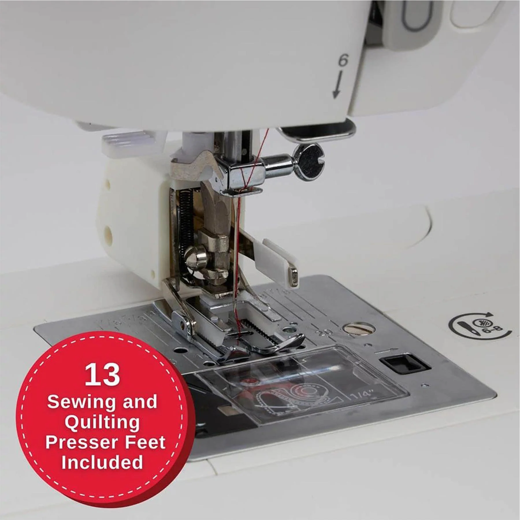 SINGER® Sew Spacious Quantum Stylist™ 9960 Sewing Machine & Presser Foot Kit Bundle - Image 9