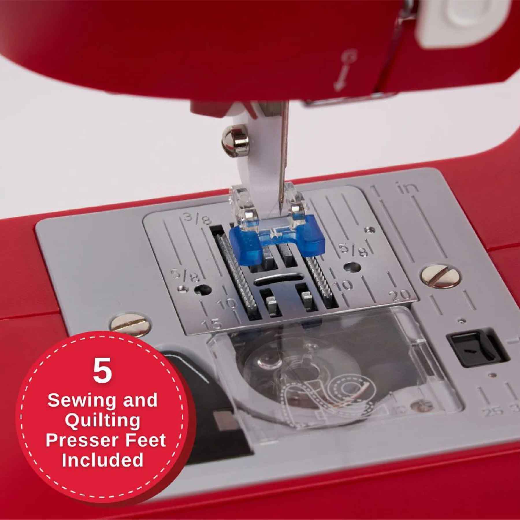SINGER® Simple 3337 Red Sewing Machine - Image 5