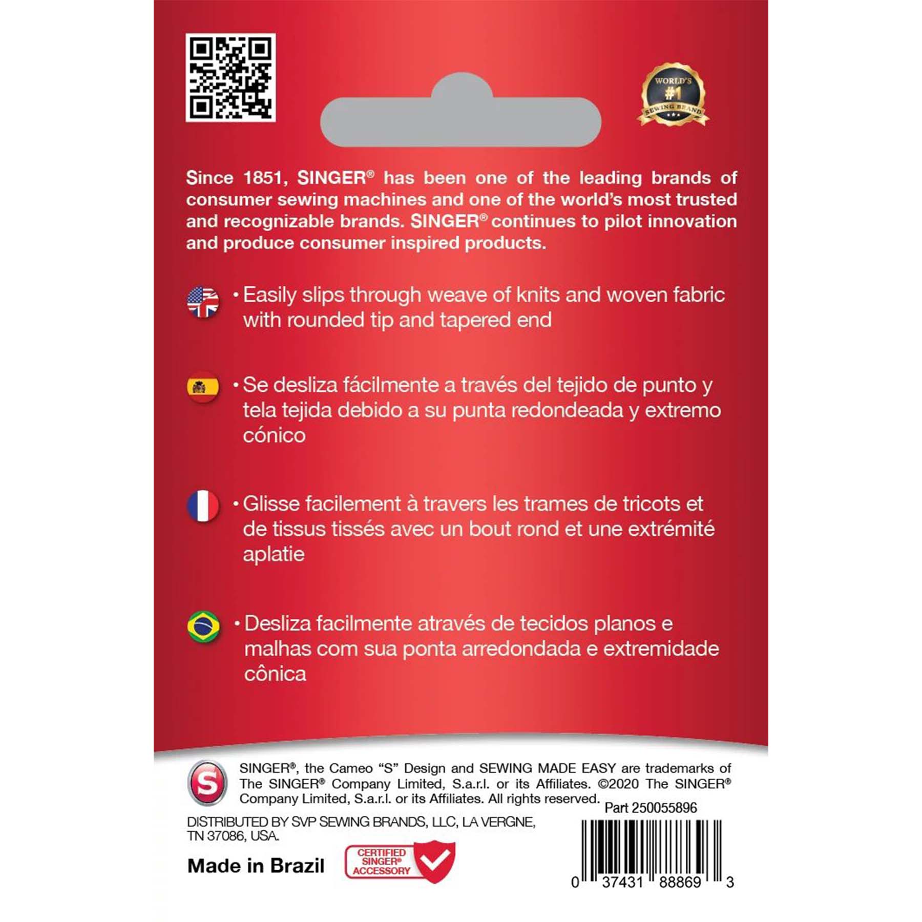 SINGER® Universal Needles 100/16 5-Pack - Image 2
