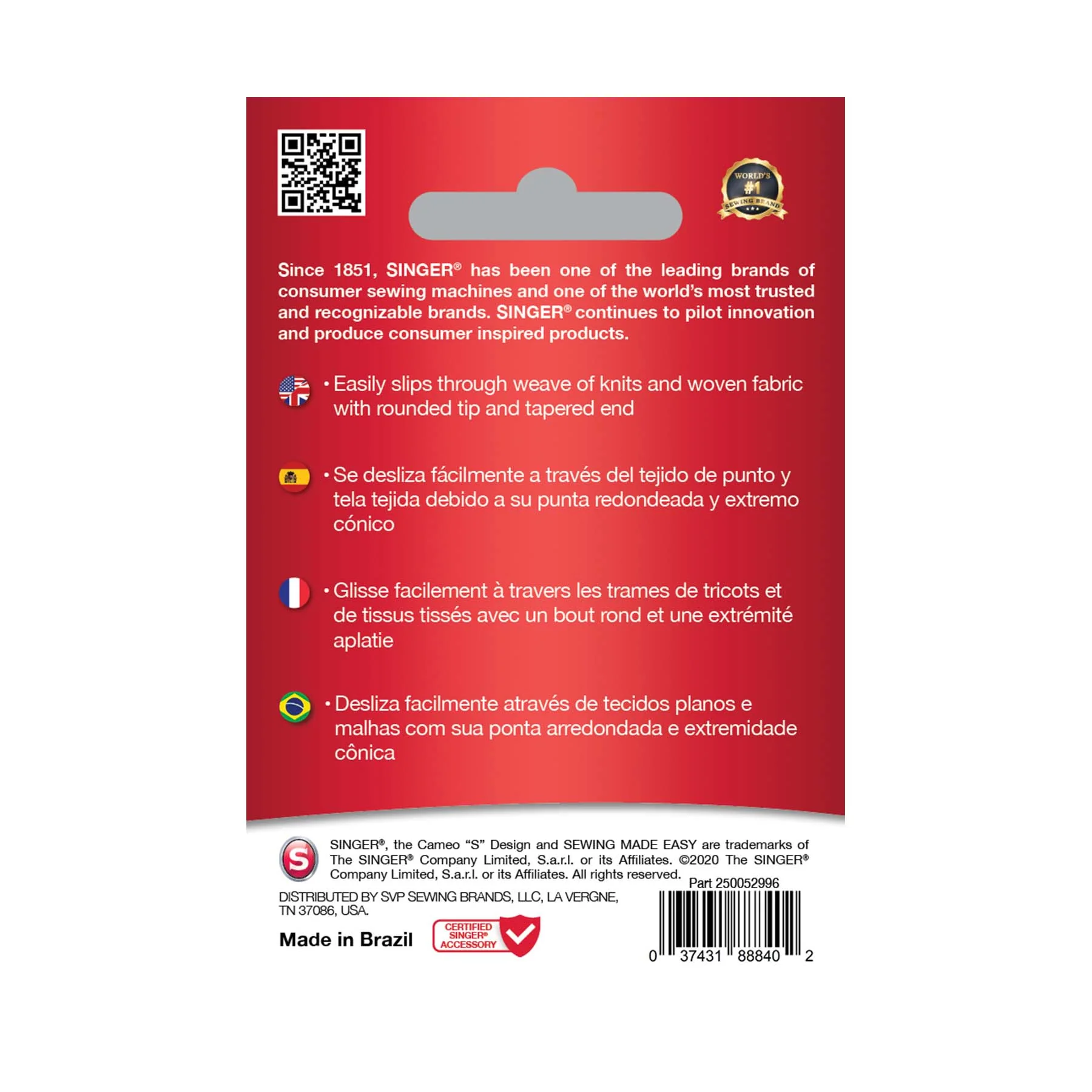 SINGERĀ® Universal Needles 80/12 10-Pack - Image 2