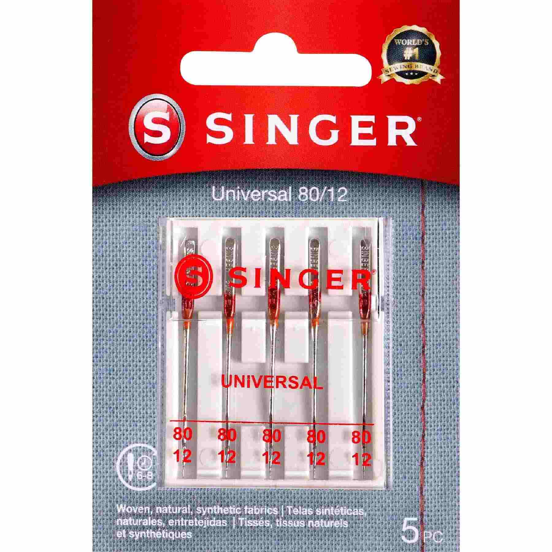 SINGER® 80/12 Universal Needles